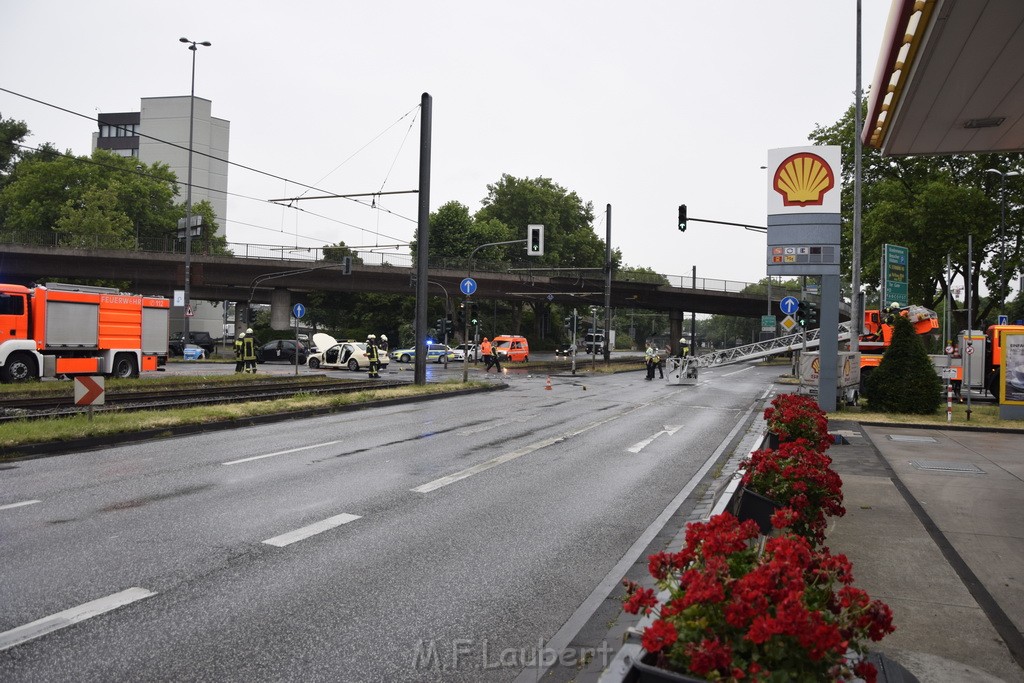 VU 3 Pkw Koeln Deutz Am Messekreisel P101.JPG - Miklos Laubert